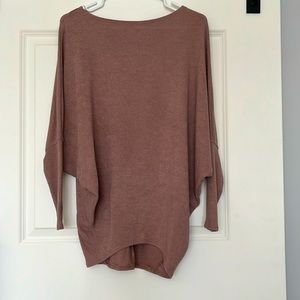 Charlotte Avery Mauve dolman shirt